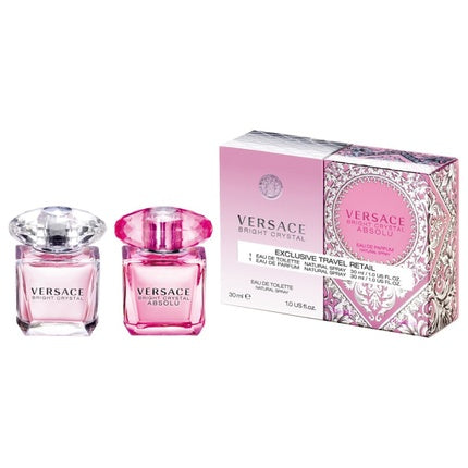Versace Geschenkset 30ml Bright Crystal EDT + 30ml Bright Crystal Absolu EDP