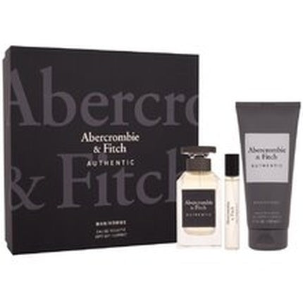 Abercrombie & Fitch Authentic Man Geschenkset 100ml EDT + 200ml Hair & Body Wash + 15ml EDT