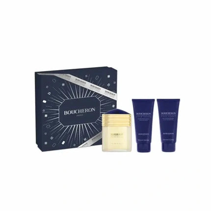 Boucheron Pour Homme Geschenkset 100ml EDP + 100ml Aftershave Balm + 100ml Shower Gel