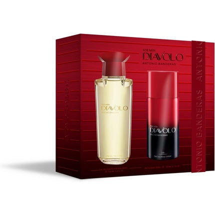 Antonio Banderas Diavolo For Men Geschenkset  100ml EDT + 150ml Deodorant Spray