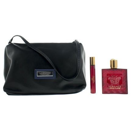 Versace Eros Flame Geschenkset 100ml EDP + 10ml EDP + Toilettasje