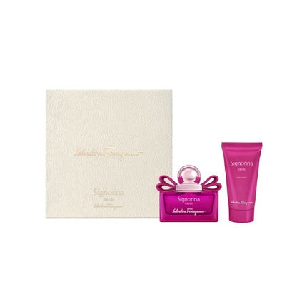 Salvatore Ferragamo Signorina Ribelle Geschenkset 30ml EDP + 50ml Body Lotion