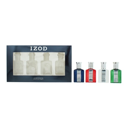 Izod Geschenkset 15ml Blue EDT + 15ml Red EDT + 15ml White EDT + 15ml Green EDT
