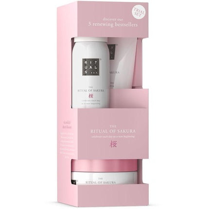Rituals The Ritual of Sakura Geschenkset 70ml Bodycrème + 125g Body Scrub + 50ml Foaming Douchegel