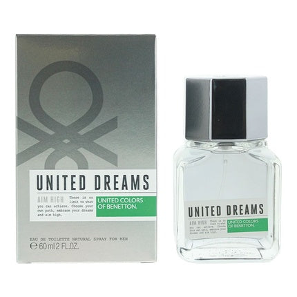 Benetton United Dreams Men Aim High Eau de Toilette 60ml Spray