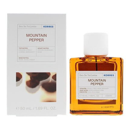 Korres Mountain Pepper Eau de Toilette 50ml Spray