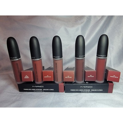 MAC Powder Kiss Liquid Lipcolour 5ml - 991 Devoted To Chili