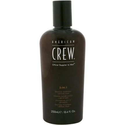 American Crew 3-in-1 Shampoo, Conditioner And Body Wash 250ml