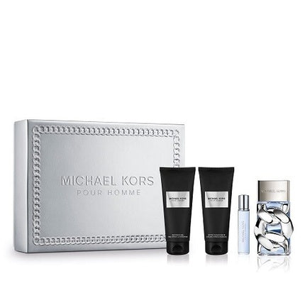 Michael Kors Pour Homme Geschenkset 100ml EDP + 100ml Douchegel + 100ml Aftershave Balsem + 10ml EDP