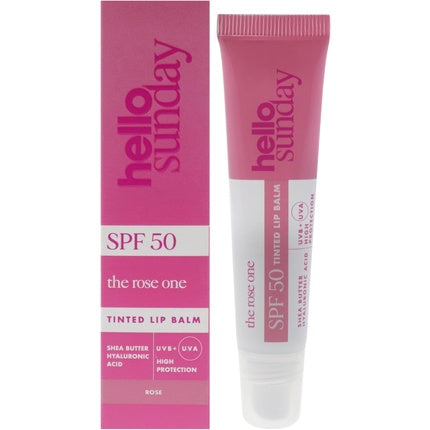Hello Sunday Tinted Lip Balm SPF50 15ml - The Rose One