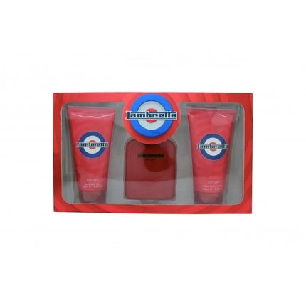 Lambretta Sport Geschenkset 100ml EDP + 150ml Douchegel + 150ml Aftershave Lotion