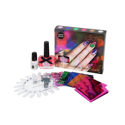 Ciaté Colourfoil Woderland & Carnival Nail Duo Geschenkset 12 Stukls (Deze set bevat:1 x 13.5ml Grey Wonderland Nagellak1 x 13.5ml Carnival Couture Nagellak 2 x 5ml Folie Fix + Folie)