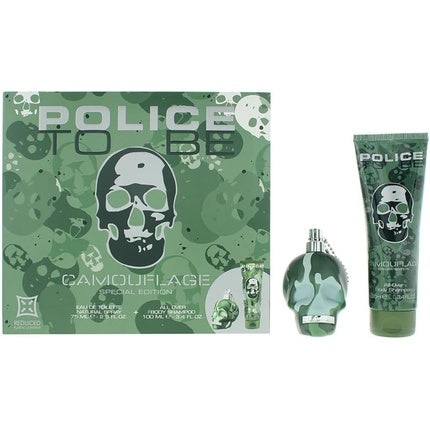 Police To Be Camouflage Geschenkset 75ml EDT + 100ml Douchegel