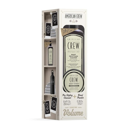 American Crew Boost Duo Geschenkset 250ml Pre-Styling Cleanser + 10g Boost Powder