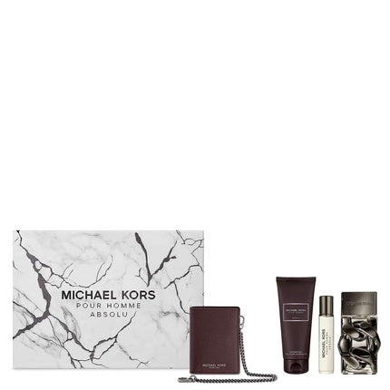 Michael Kors Pour Homme Absolu Gift Set 100ml EDP + 100ml Shower Gel + 10ml EDP + Wallet
