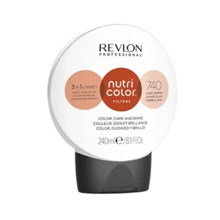 Revlon Nutri Color Filters 3 in 1 Cream Hair Colourant 240ml - 740 Light Copper