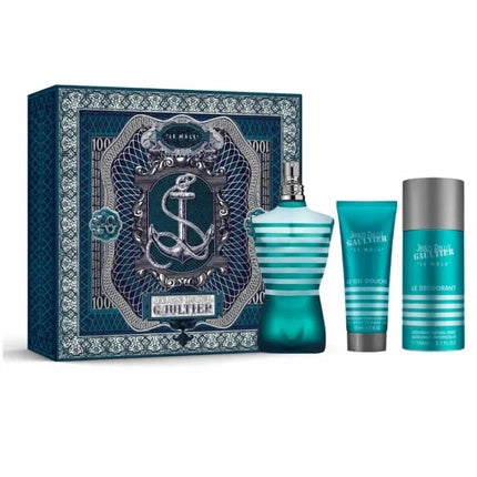 Jean Paul Gaultier Le Male Geschenkset 125ml EDT + 75ml Shower Gel + 150ml Deodorant Spray