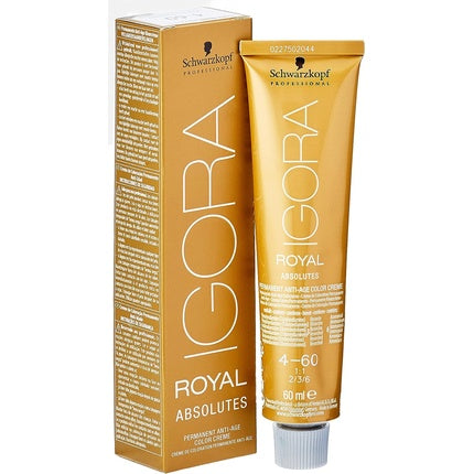Schwarzkopf Igora Royal Absolutes Anti-Age Permanent Color Creme Haarverf 60ml - 4-60
