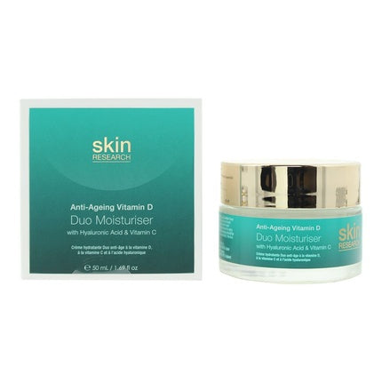 Skin Research Anti-Ageing Vitamin D With Hyaluronic Acid Vitamin C Duo Moisturiser 50ml