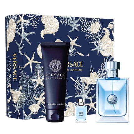 Versace Pour Homme Geschenkset 100ml EDT + 150ml Bad- en Douchegel + 5ml EDT