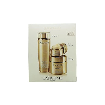 Lancôme Absolue Power Trio Geschenkset 150ml Rose Toning Lotion + 60ml Soft Cream + 20ml Oogcrème