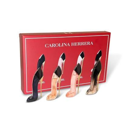 Carolina Herrera Good Girl Miniature Geschenkset 7ml Good Girl EDP + 7ml Good Girl Blush EDP + 7ml Very Good Girl EDP + 7m Good Girl Blush Elixir EDP