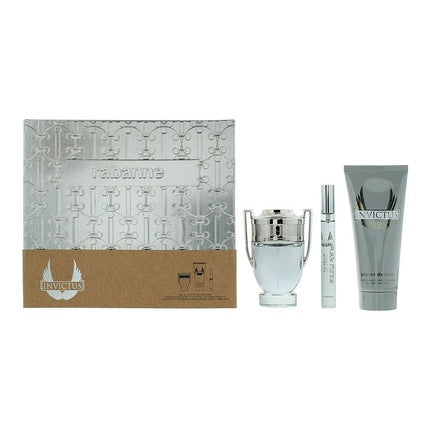 Paco Rabanne Invictus Geschensket 50ml EDT + 100ml All Over Shampoo + Travel Spray 10ml