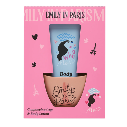 Emily In Paris Geschensket 150ml Body Lotion + Cappuccino Cup