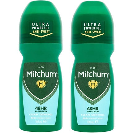 Mitchum Men Clean Control 48HR Protection Roll-On Deodorant 100ml