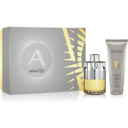 Azzaro Wanted Geschenkset 100ml EDT + 100ml Body & Hair Shampoo