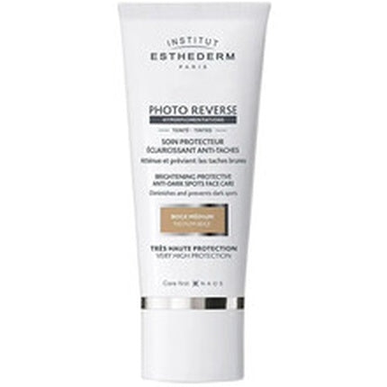 Institut Esthederm Photo Reverse Tinted Anti-Dark Spots Very High Protection Gezichtscrème 50ml - Medium Beige