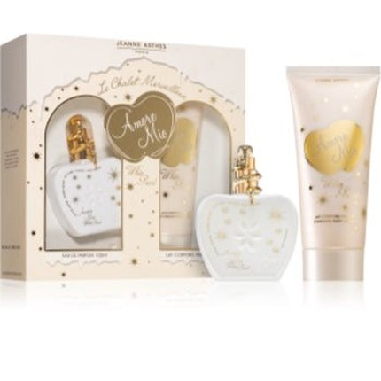 Jeanne Arthes Amore Mio White Pearl Geschenkset 100ml EDP + 200ml Sparkling Body Lotion