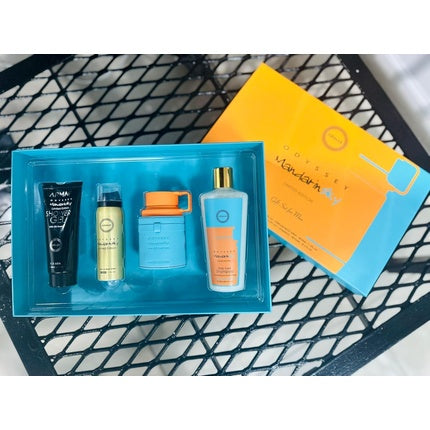 Armaf Odyssey Mandarin Sky Geschenkset 100ml EDP + 250ml Shampoo + 100ml Douchegel + 50ml Body Spray