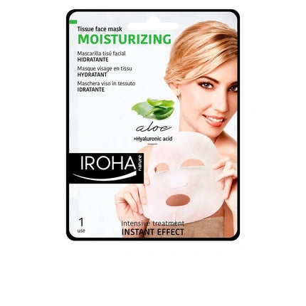 Iroha Nature Moisturizing Aloe Vera Tissue Gezichtsmasker  1 x Gezichtsmasker