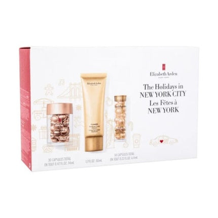 Elizabeth Arden Ceramide Geschenkset 30 Capsules Ceramide Radiance Renewal Serum + 14 Capsules Ceramide Daily Youth Restoring Serum + 50ml Ceramide Cream Reiniger