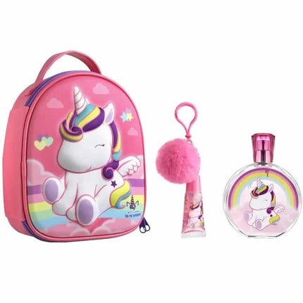 Air-Val Eau My Unicorn Geschenkset100ml EDT + Lip Gloss + Tas