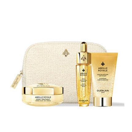Guerlain Abeille Royale Geschenkset Dagcrème 50ml + Cleansing Foam 40ml + Oil Serum 15ml