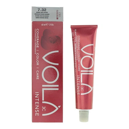 Intercosmo Voilà 3C Intense Haarverf 60ml - 7.32 Medium Beige Blonde