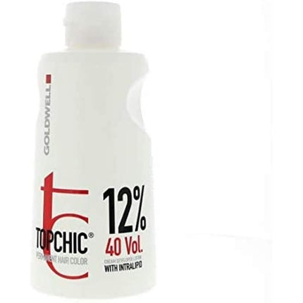 Goldwell TopChic Permanent Hair Color 12% 40 Vol. Cream Developer Lotion 946ml
