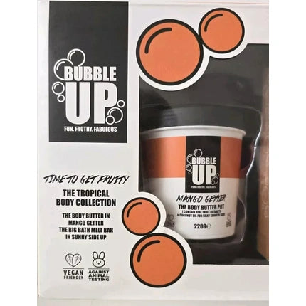 Bubble Up Tropical Geschenkset 210g Sunny Side Up Big Bath Bar + 220g Mango Getter Body Butter