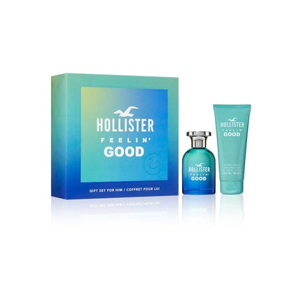 Hollister Feelin' Good For Him Geschenkset 50ml EDT + 100ml Shower Gel