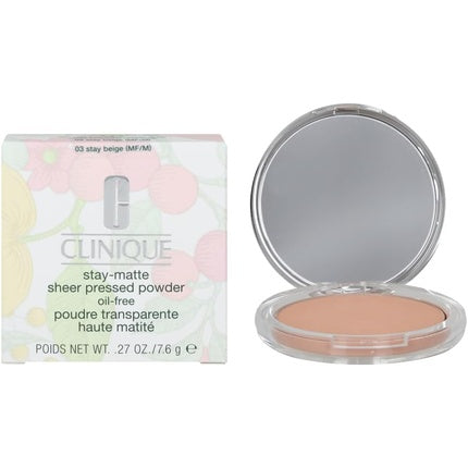 Clinique Stay-Matte Sheer Pressed Powder 7.6g. - Stay Beige