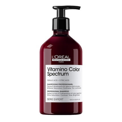 L'Oréal Paris Serie Expert Vitamino Color Spectrum Professional Shampoo 500ml - Ferulic Acid + Citric Acid