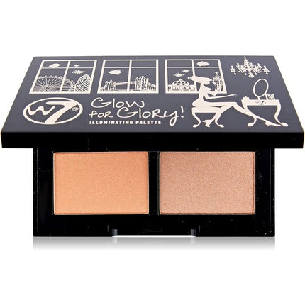 W7 Glow for Glory Illuminating Palette 5g