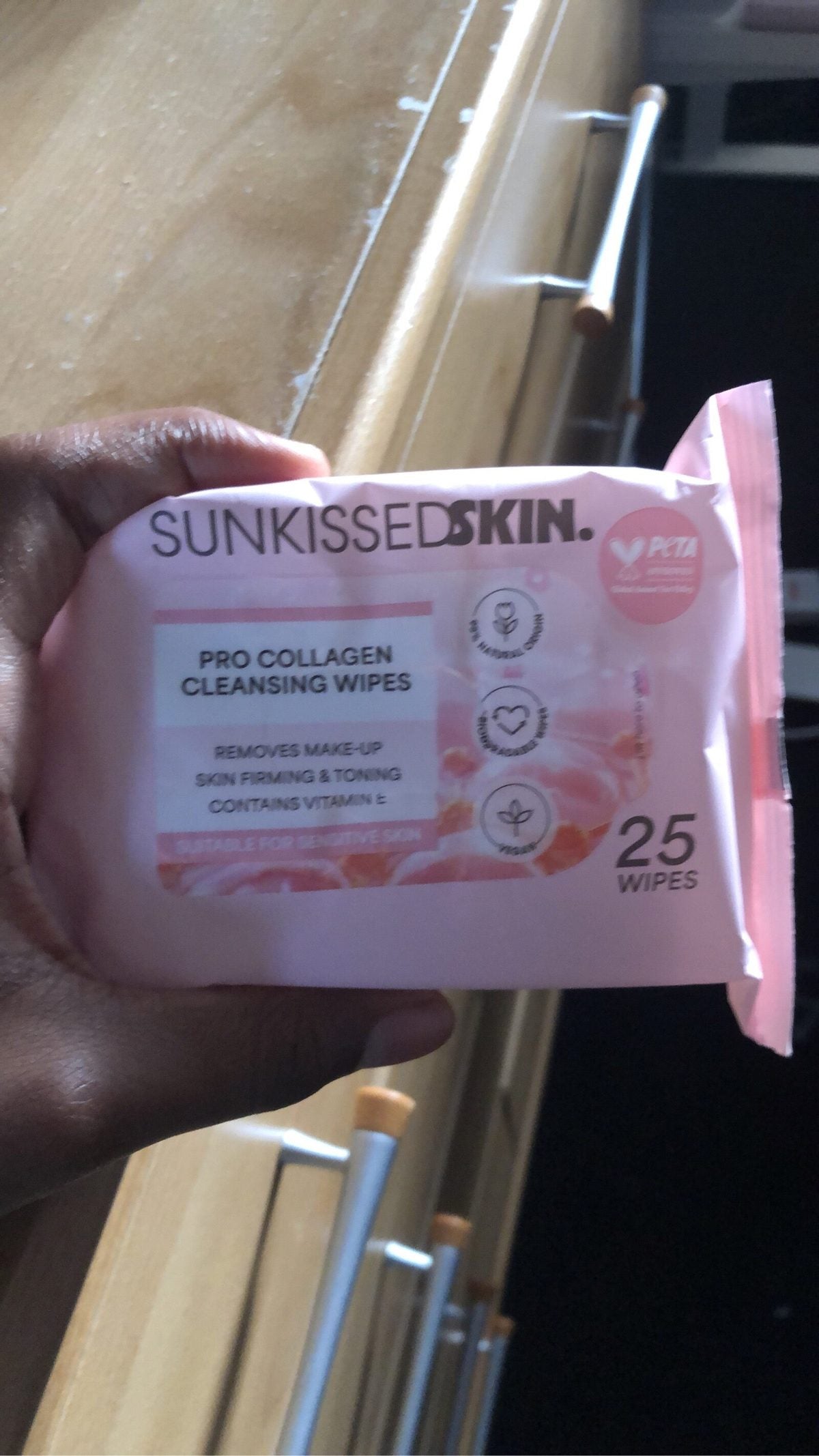 Sunkissed Skin Collagen Cleansing Wipes - 25 Stuks