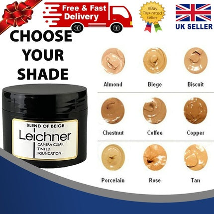 Leichner Camera Clear Tinted Foundation 30ml Blend of Chestnut