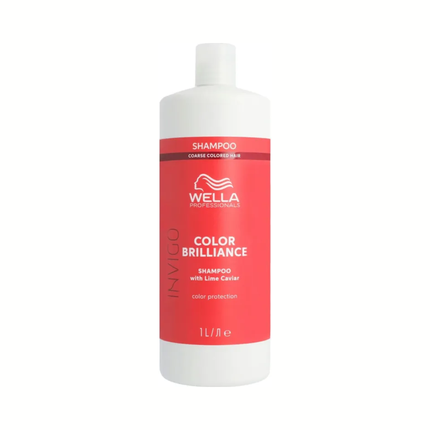 Wella Professionals Invigo Color Brilliance Shampoo 1000ml - Voor Grof Haar