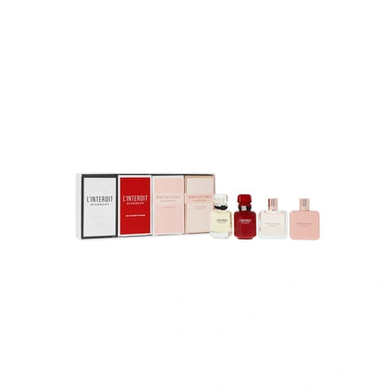 Givenchy Miniatures Geschenkset 10ml L'Interdit EDP + 10ml L'Interdit Rouge EDP + 8ml Irresistible EDP + 8ml Irresistible Rose Velvet EDP