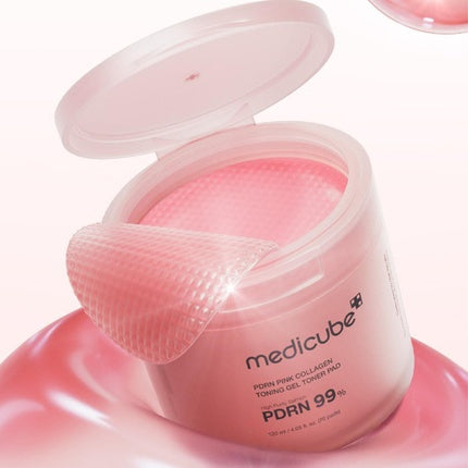 Medicube PDRN Pink Collagen Toning Gel Toner Pad 70 Pads