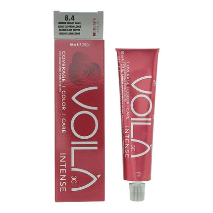 Intercosmo Voila Intense Haarverf  60ml - 8.4 Light Copper Blonde